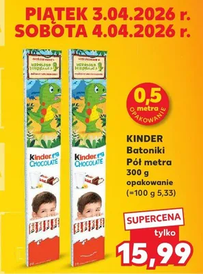Batoniki Pół na pół promocja w Kaufland