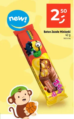 Baton Zozole Minionki promocja w Dealz