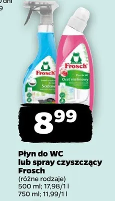 Płyn do WC lub spray czyszczący promocja w Netto