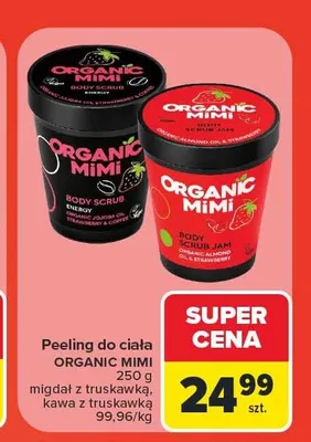 Peeling do ciała Organic Mimi migdał z truskawką promocja w Carrefour