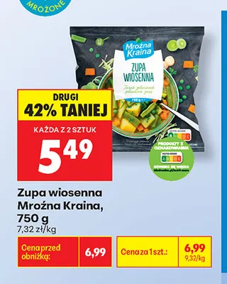 Zupa wiosenna Mroźna Kraina promocja w Biedronka