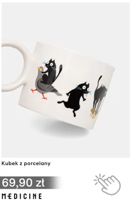 Kubek z porcelany Medicine promocja w Medicine
