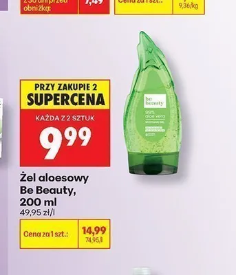 Żel aloesowy Be Beauty promocja w Biedronka