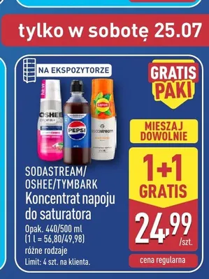 Koncentrat napoju do saturatora Sodastream promocja w Aldi