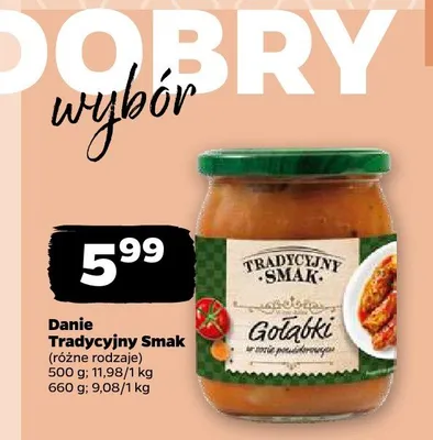Danie Tradycyjny Smak promocja w Netto