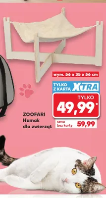 Hamak dla zwierząt Zoofari promocja w Kaufland