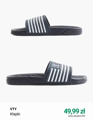 Klapki VTY promocja w Deichmann