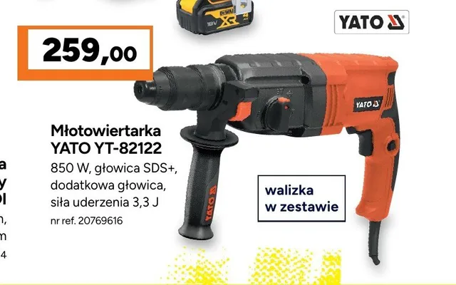 Młotowiertarka Yato YT-82122 promocja w Bricoman