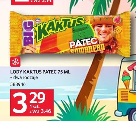 Lody Kaktus Patec Sombrero Froneri 75 ml promocja w Selgros
