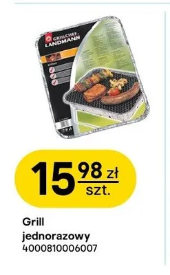 Grill jednorazowy LANDMANN promocja w Castorama
