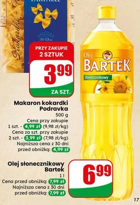 Makaron kokardki Farfalle promocja w Dino