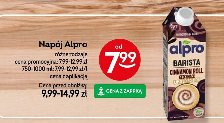 Napój barista różne rodzaje promocja w Żabka