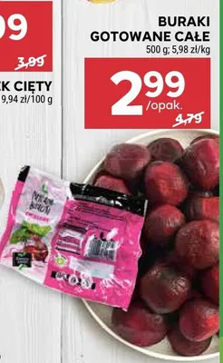 Buraki gotowane całe promocja w Stokrotka