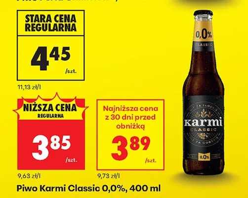 Piwo Classic 0,0% promocja w Biedronka