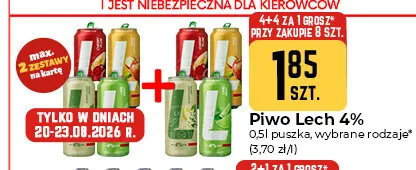 Piwo Lech Premium promocja w Społem Częstochowa