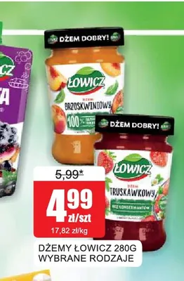 Dżem truskawkowy Łowicz promocja w Bingo