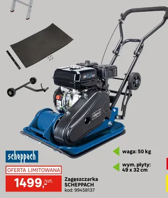 Zagęszczarka Scheppach promocja w Leroy Merlin