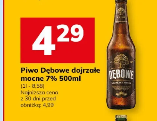Piwo Dębowe Dojrzałe Mocne promocja w Hitpol