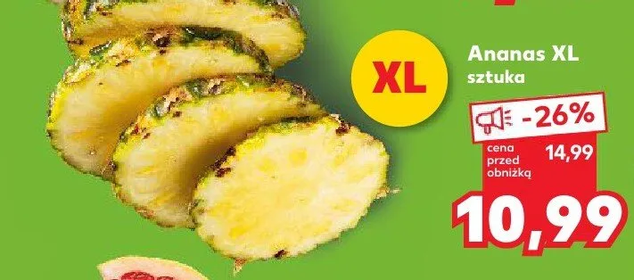Ananas XL promocja w Kaufland