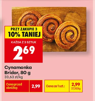 Cynamonka Bridor promocja w Biedronka