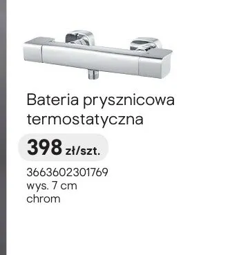 Bateria prysznicowa termostatyczna GoodHome promocja w Castorama