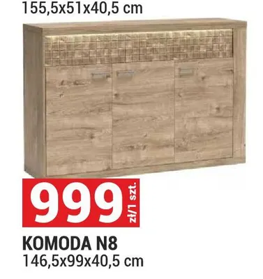 Komoda N8 Natural promocja w Merkury Market