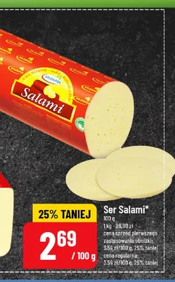 Ser salami Mlekpol promocja w POLOmarket