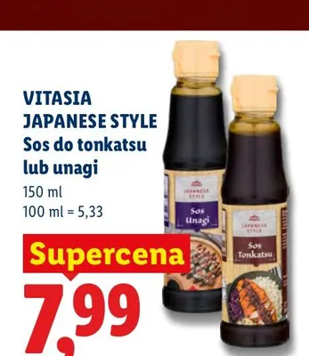 Sos unagi Vitasia Japanese Style promocja w Lidl