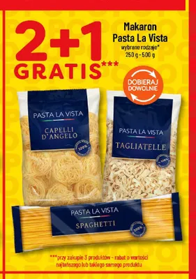 Makaron Tagliatelle Pasta La Vista promocja w POLOmarket