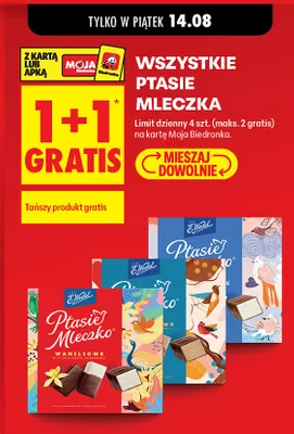 Ptasie Mleczka promocja w Biedronka
