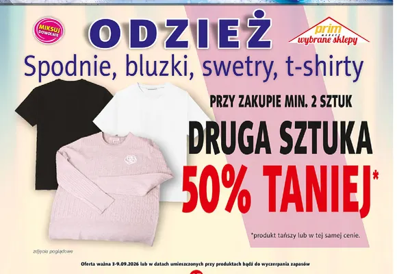Bluzki promocja w Prim Market