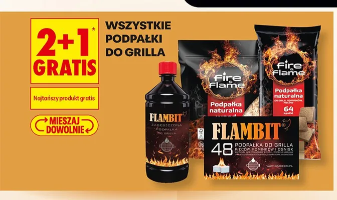 Podpałka płynna do grilla Flambit promocja w Biedronka