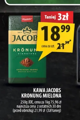 Kawa Jacobs Kronung mielona promocja w Arhelan