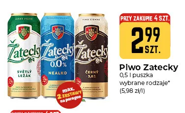 Piwo bezalkoholowe Zatecky Nealko promocja w Społem Częstochowa