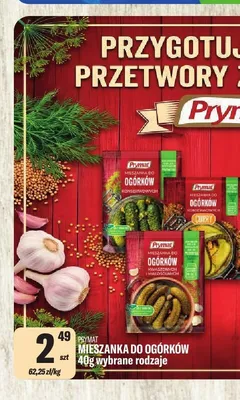 Mieszanka do ogórków Prymat promocja w Tomi Markt