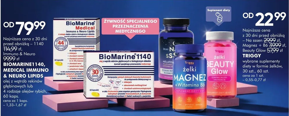 Suplement diety żelki Magneż + Witamina B6 Triggy Beauty Glow promocja w Super-Pharm