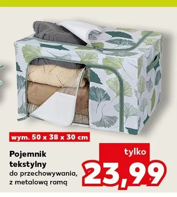 Pojemnik tekstylny do przechowywania promocja w Kaufland
