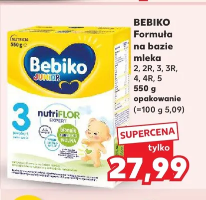 Mleko modyfikowane Bebiko 5 promocja w Kaufland
