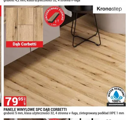 Panele winylowe SPC Dąb Corbetti promocja w Merkury Market