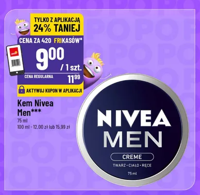 Krem Nivea Men promocja w POLOmarket