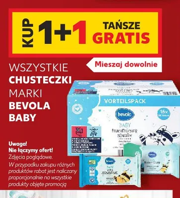 Chusteczki Bevola Baby promocja w Kaufland