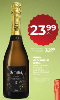 Wino musujące białe półsłodkie promocja w Duży Ben