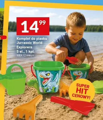 Komplet do piasku Jurassic World Explorers Wader promocja w Twój Market