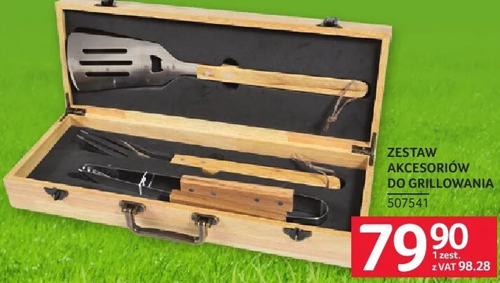 Zestaw akcesoriów do grillowania promocja w Selgros