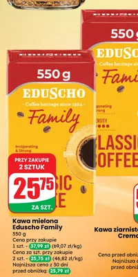 Kawa mielona Family promocja w Dino