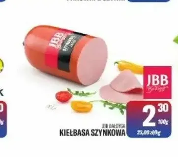 Kiełbasa szynkowa JBB Bałdyga promocja w Tomi Markt