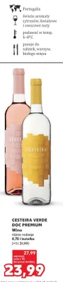Wino CESTEIRA VERDE DOC PREMIUM promocja w Kaufland
