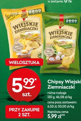 Chipsy Wiejskie Ziemniaczki promocja w Żabka
