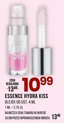 Olejek do ust Essence Hydra Kiss promocja w Drogerie Natura