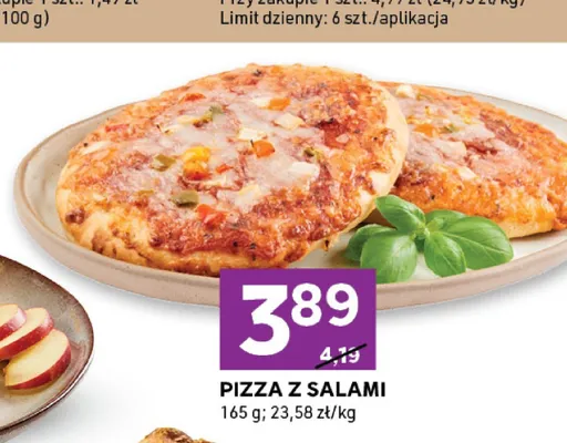 Pizza z salami promocja w Stokrotka